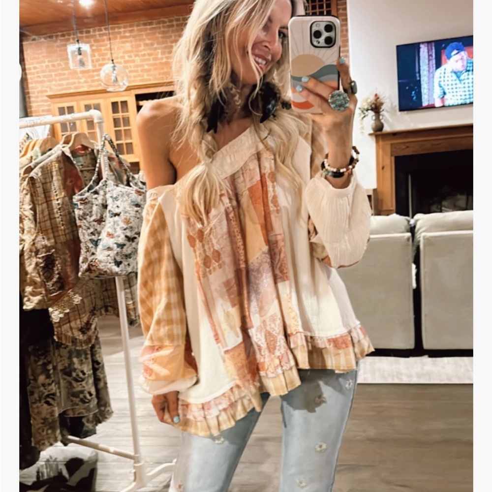 Pol Patchwork Blouse - image 6